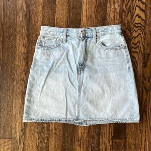3/$15 Madewell denim A-line mini skirt
